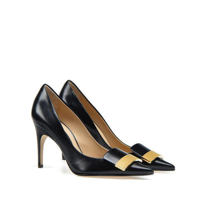 Sergio Rossi SR1 Leather Pumps