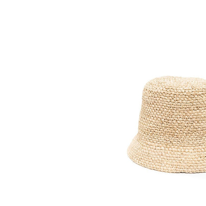Jacquemus Beige Raffia Cap (Baseball Hat)