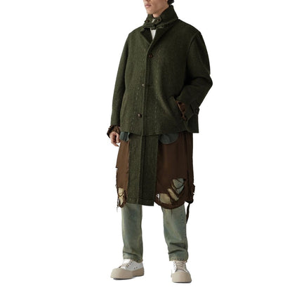 Maison Margiela Green Polyamide Coat