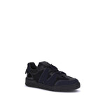Moschino Leather and mesh Sneakers