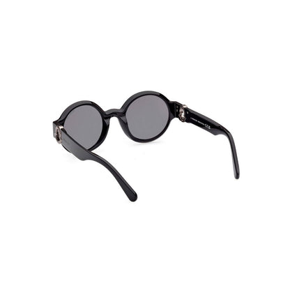 Moncler Black Pantografato Women Sunglasses Moncler