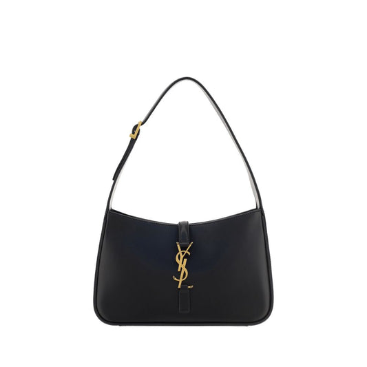 Saint Laurent Black Calf Leather Bos Taurus Shoulder Bag