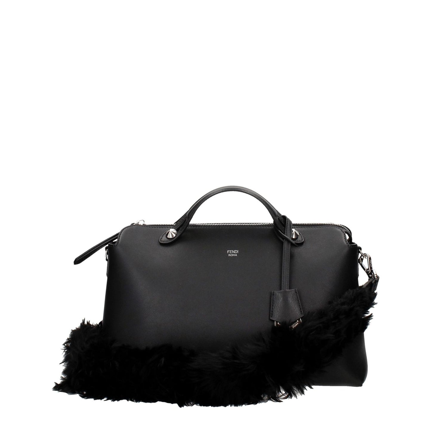 Fendi Black Leather Shoulder Bag