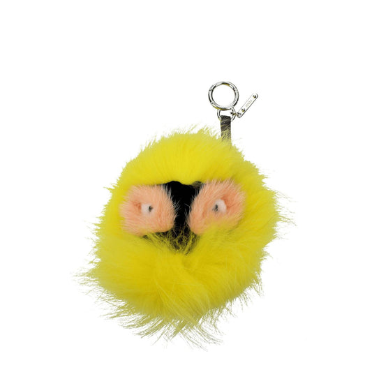Fendi Yellow Fur Keychains FE8547139158281BT