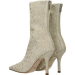 Paris Texas Beige Leather Ankle Boots PA-8547223798025-EU36/US6
