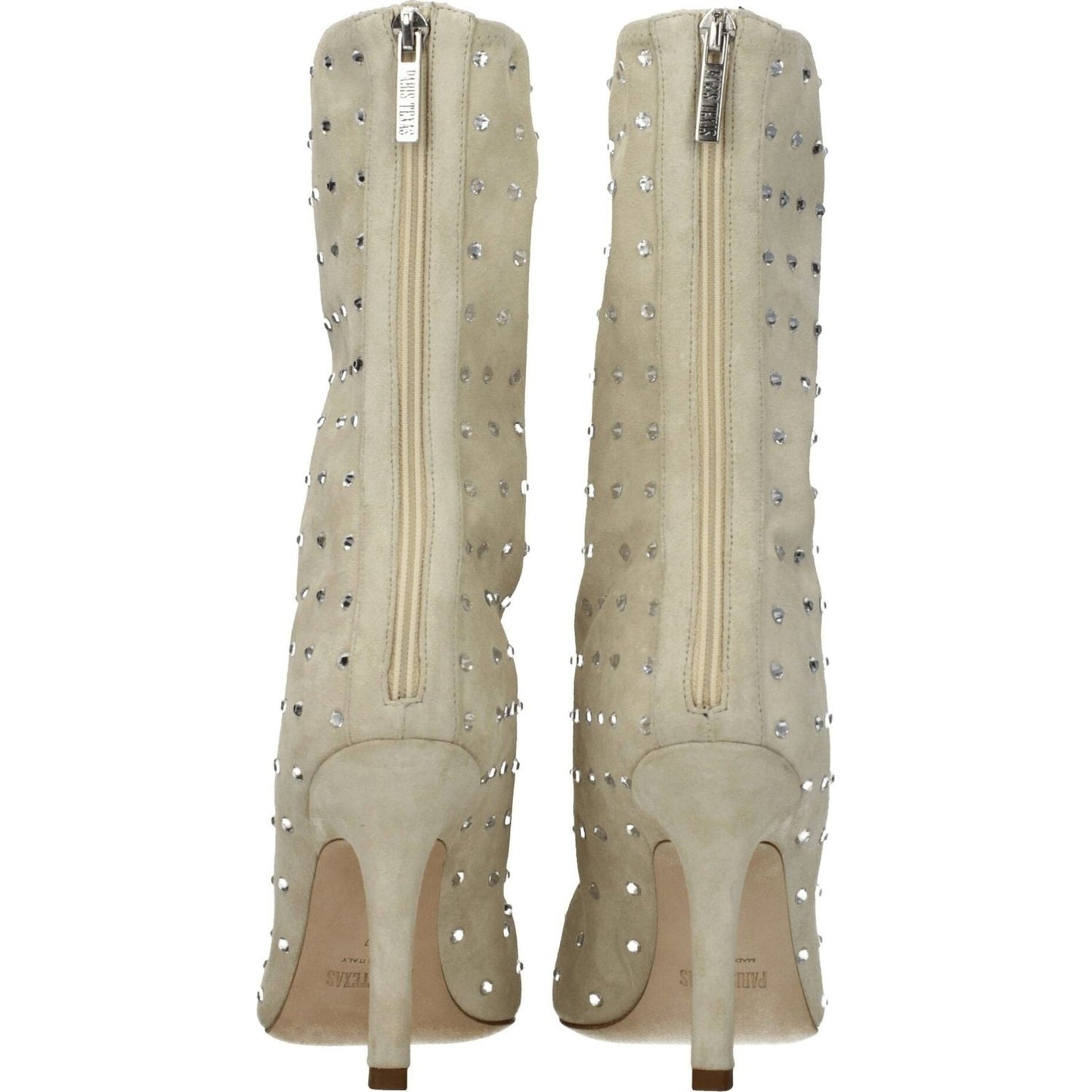 Paris Texas Beige Leather Ankle Boots PA-8547223798025-EU36/US6