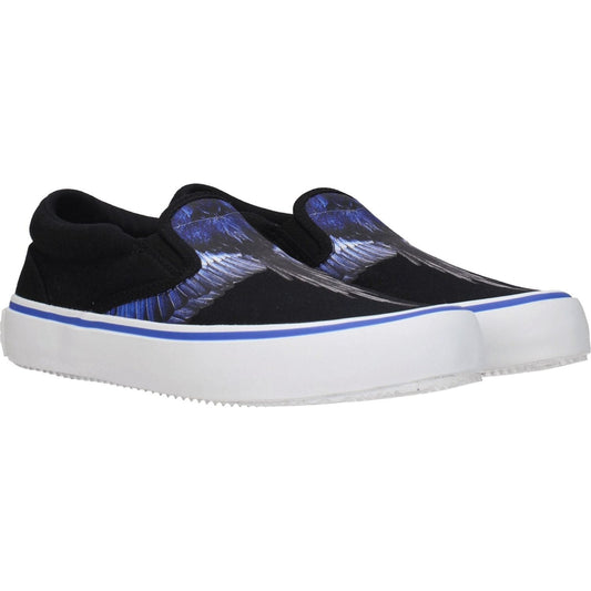 Marcelo Burlon Black Fabric Slip-On Loafers MA-8547243458825-EU41/US8