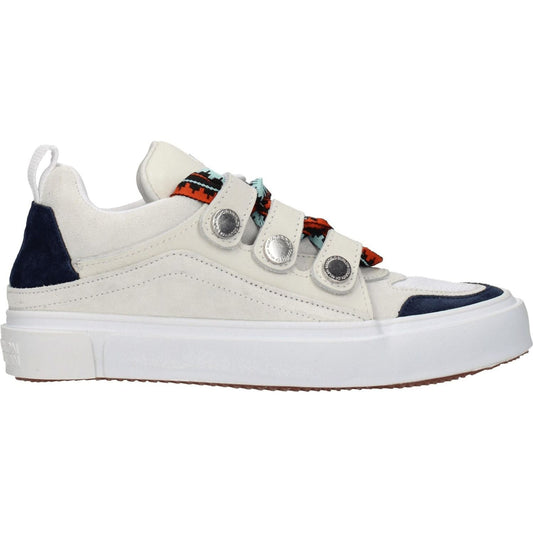 Marcelo Burlon Beige Leather Low Tops MA-8547246637321-EU41/US8
