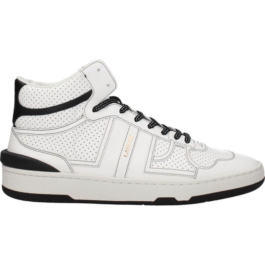 Lanvin White Leather High Tops LA-8547247063305-EU40/US7