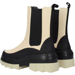 Stuart Weitzman Beige Leather Ankle Boots ST-8547247685897-EU36.5/US6.5