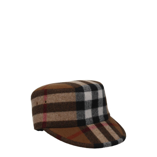 Burberry Brown Wool Caps (Baseball Hat) BU-8547395764489-XS