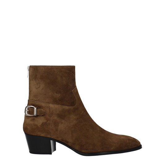Celine Brown Leather Ankle Boots CE-8547413819657-EU41/US8
