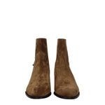 Celine Brown Leather Ankle Boots CE-8547413819657-EU41/US8