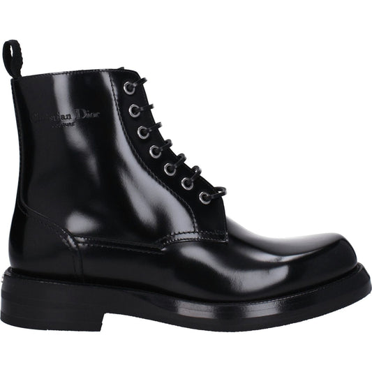 Christian Dior Black Leather Ankle Boots CH-8547447996681-EU40/US7