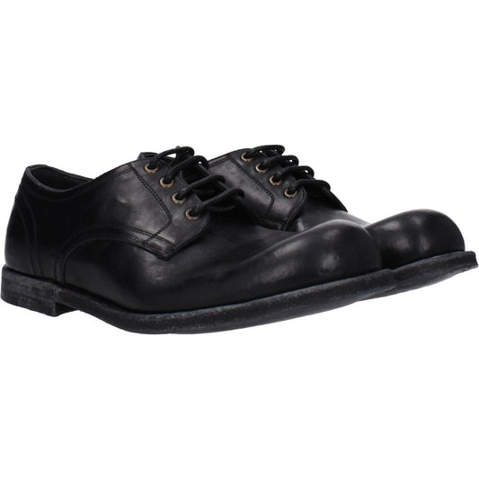 Dolce & Gabbana Black Leather Oxfords And Derbies DO-8547449667849-EU40/US7
