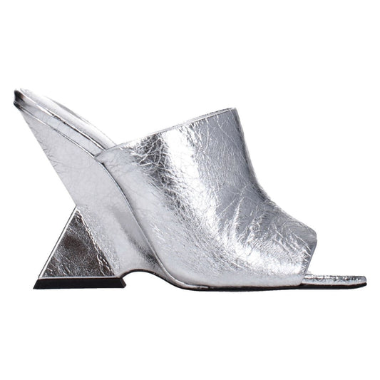 The Attico Gray Leather Platforms TH-8547455729929-EU36/US6