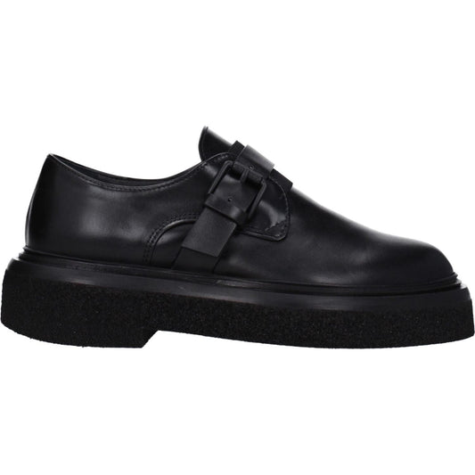 Max Mara Black Leather Oxfords And Derbies MA-8547455959305-EU35/US5