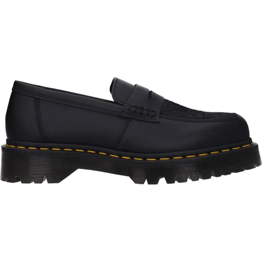Dr. Martens Black Leather Slip-On Loafers DR-8547456024841-EU40/US7