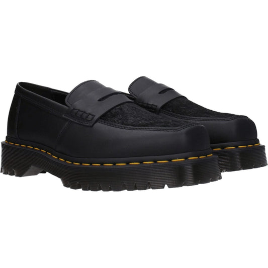Dr. Martens Black Leather Slip-On Loafers DR-8547456024841-EU40/US7