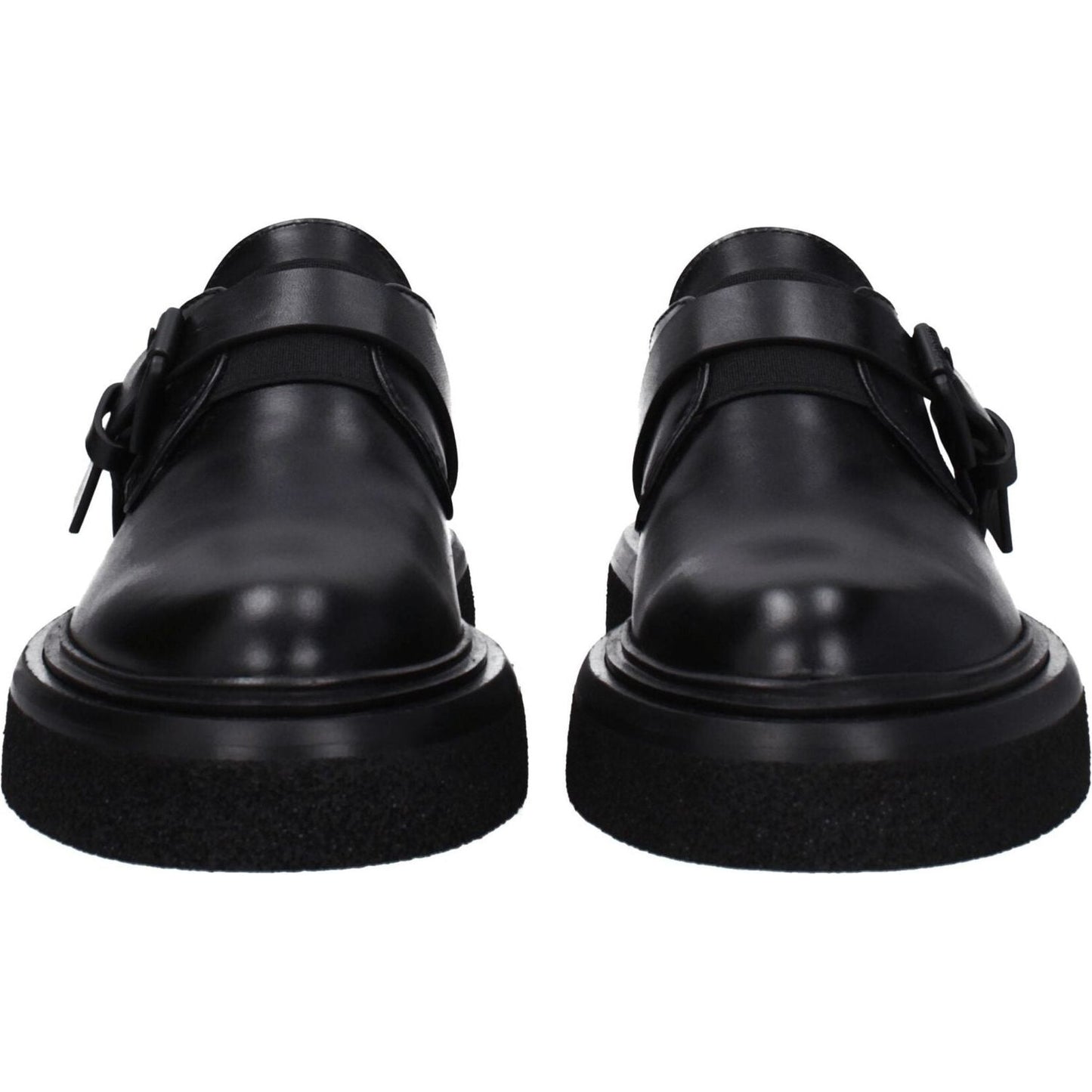 Max Mara Black Leather Oxfords And Derbies MA-8547455959305-EU35/US5