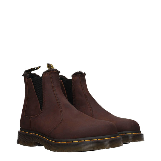 Dr. Martens Brown Leather Ankle Boots DR-8547457138953-EU37/US7