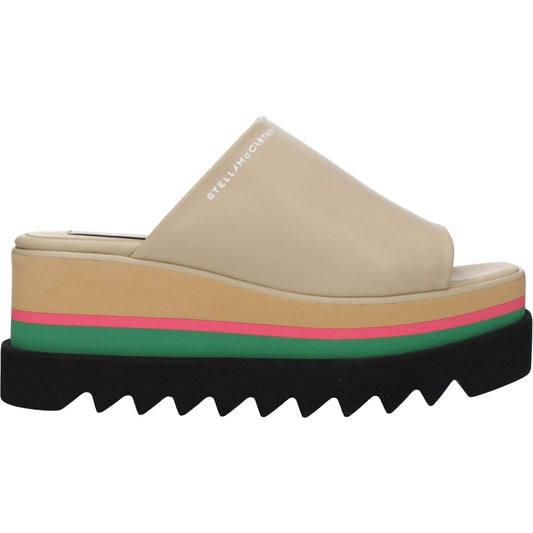 Stella McCartney Beige Leather Slippers Sandals ST-8547462381833-EU37.5/US7.5