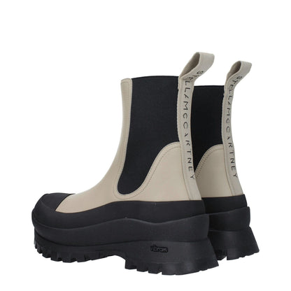 Stella McCartney Black Leather Ankle Boots