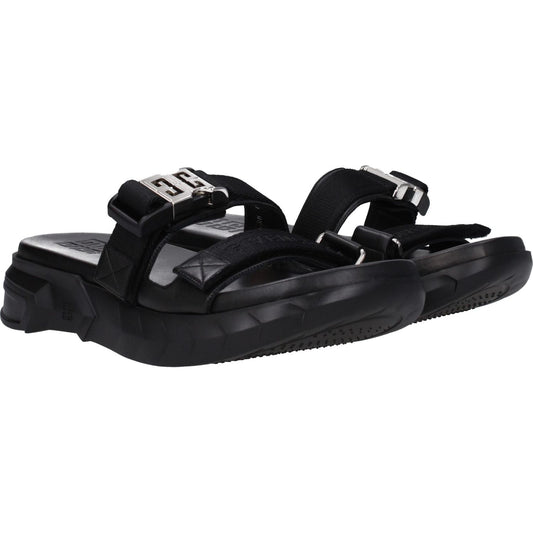 Givenchy Black Fabric Slippers Sandals GI-8580301783305-EU40/US7