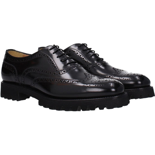 Church's Black Leather Oxfords And Derbies CH-8597882208521-EU39/US9