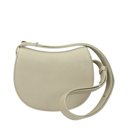 Alt Tag: Burberry Green Leather Shoulder Bag, mini size with adjustable strap, hook closure, in casual style.