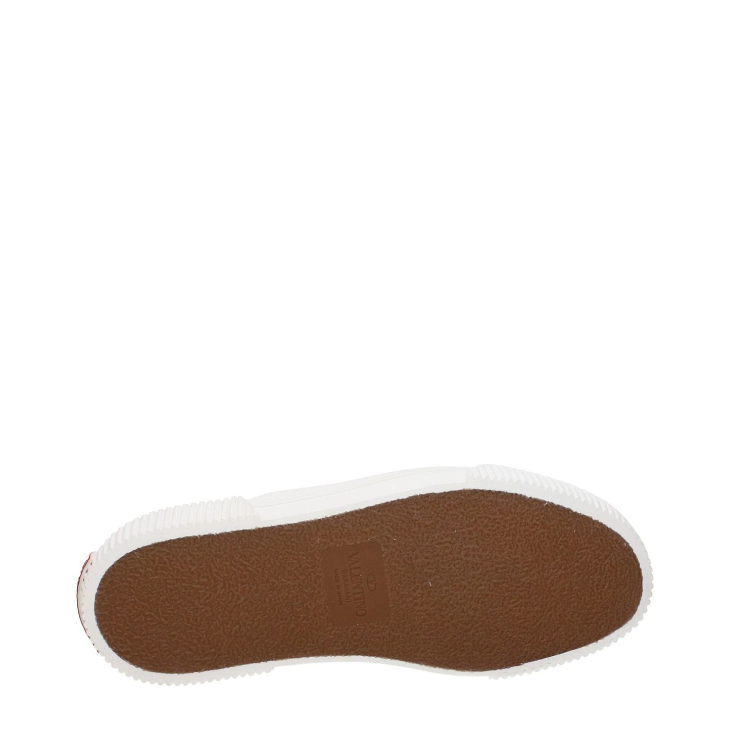 Valentino Garavani Brown Fabric Slip-On Loafers VA-9291033379081-EU40/US7
