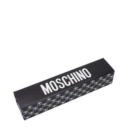 Packaging box for Moschino Red Polyester Umbrella with logo design.