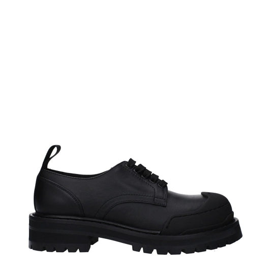 Marni Black Leather Oxfords And Derbies MA-9490999148809-EU36/US6