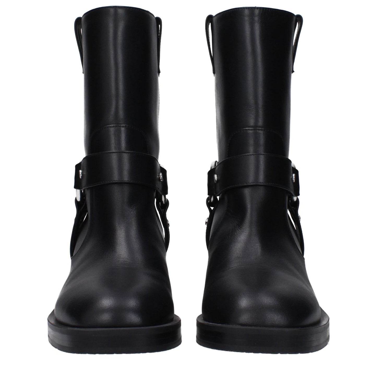 Stuart Weitzman Black Leather Ankle Boots