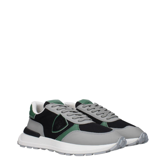 Philippe Model Black Fabric Athletic Sneakers PH-15090007834889-EU41/US8