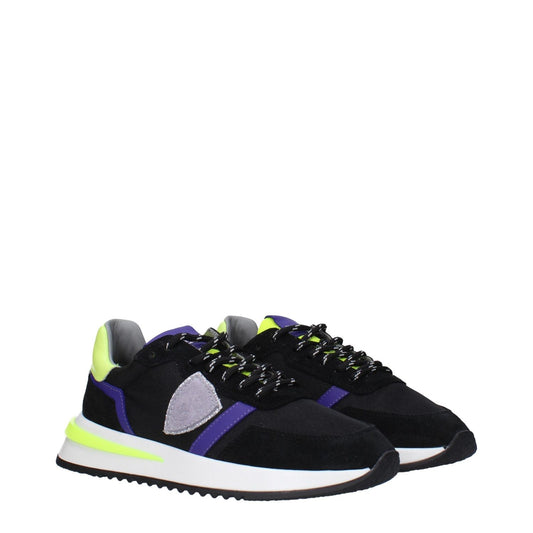 Philippe Model Black Fabric Athletic Sneakers PH-15093874229513-EU35/US5