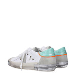 Philippe Model White Leather Low Tops