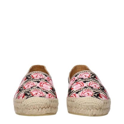 Prada Beige Fabric Espadrilles with printed design, MPN 1S173M3L82020F0GA8, product code F83686, front view