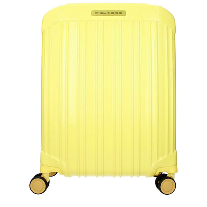 Piquadro Yellow Polycarbonate Luggage And Travel