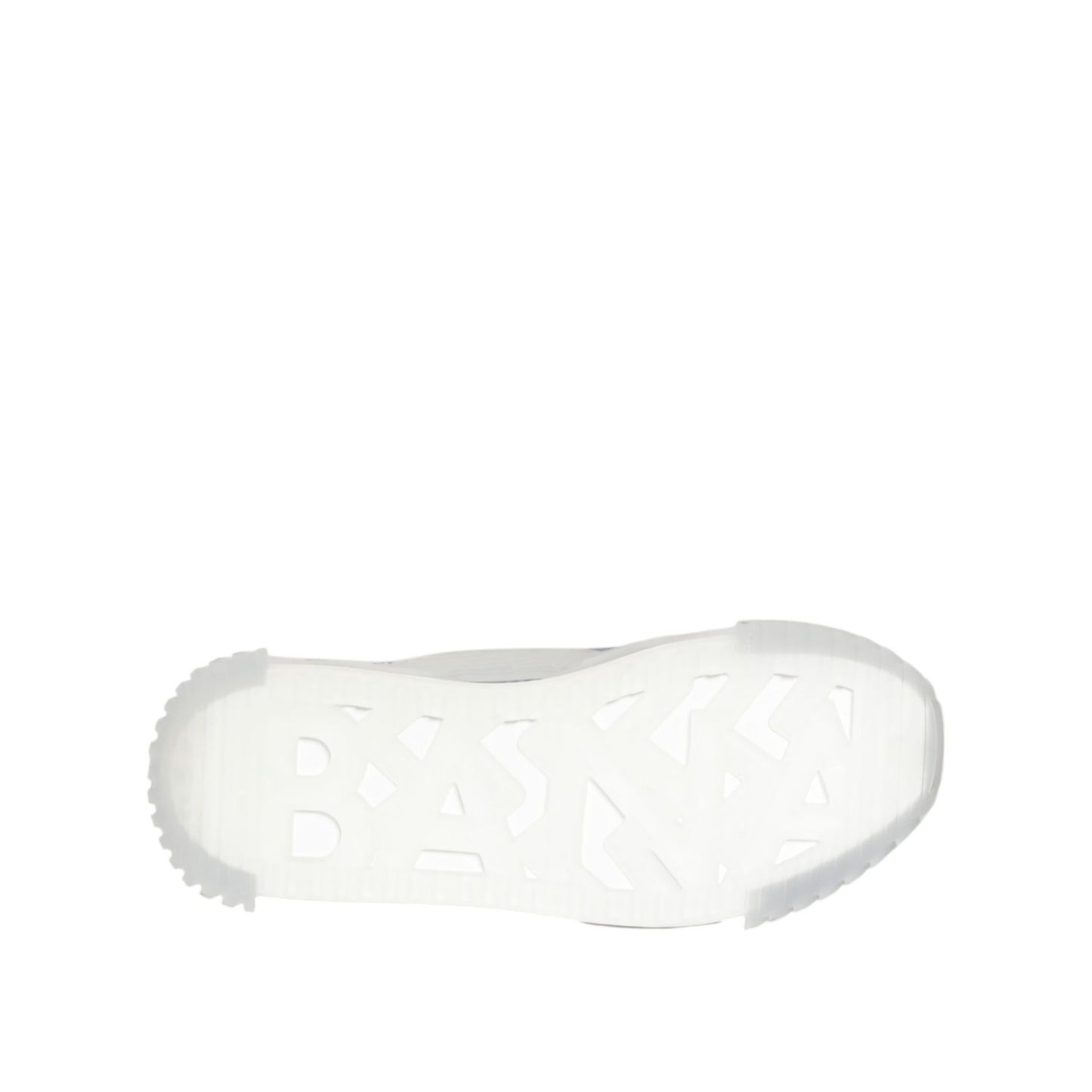 Dolce & Gabbana Silver Black Nylon NS1 Low Top Men Sneakers Shoes