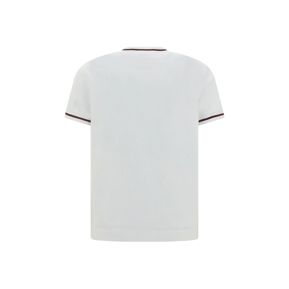 Brunello Cucinelli White Cotton T-Shirt