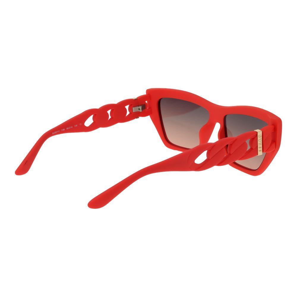 Guess Red Plastic Sunglasses