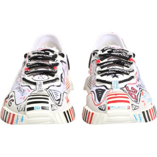 Dolce & Gabbana Multicolor Low Top NS1 Men Sneakers Shoes MV7802-44