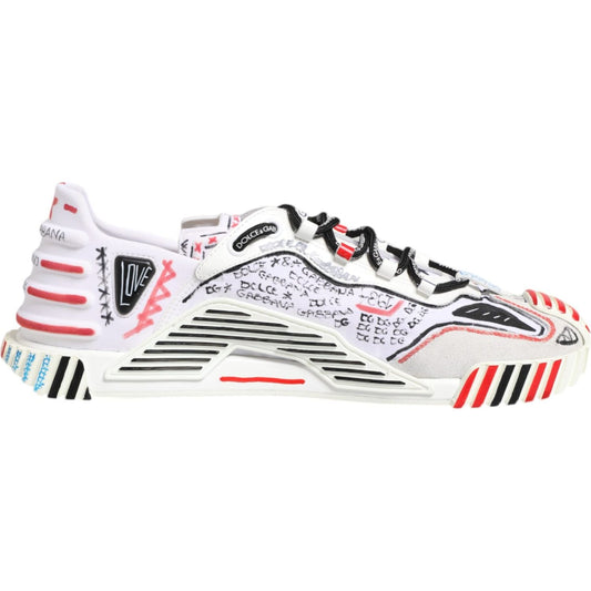 Dolce & Gabbana Multicolor Low Top NS1 Men Sneakers Shoes MV7802-44