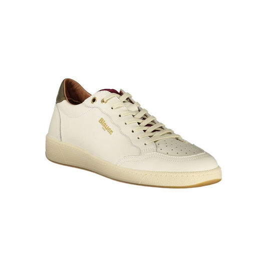 Blauer White Leather Men Sneaker BL-39227-EU41/US8