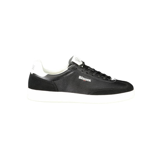 Blauer Black Leather Men Sneaker BL-39245-EU41/US8