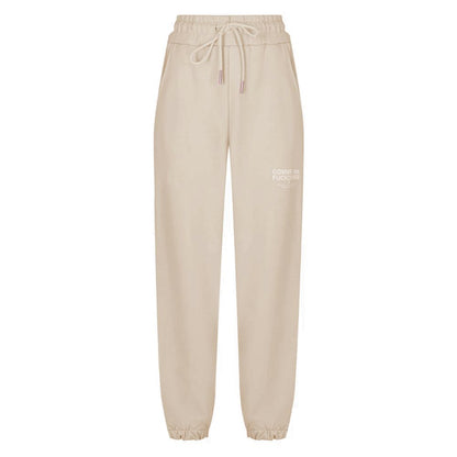 Comme Des Fuckdown Beige Cotton Women Sweatpant