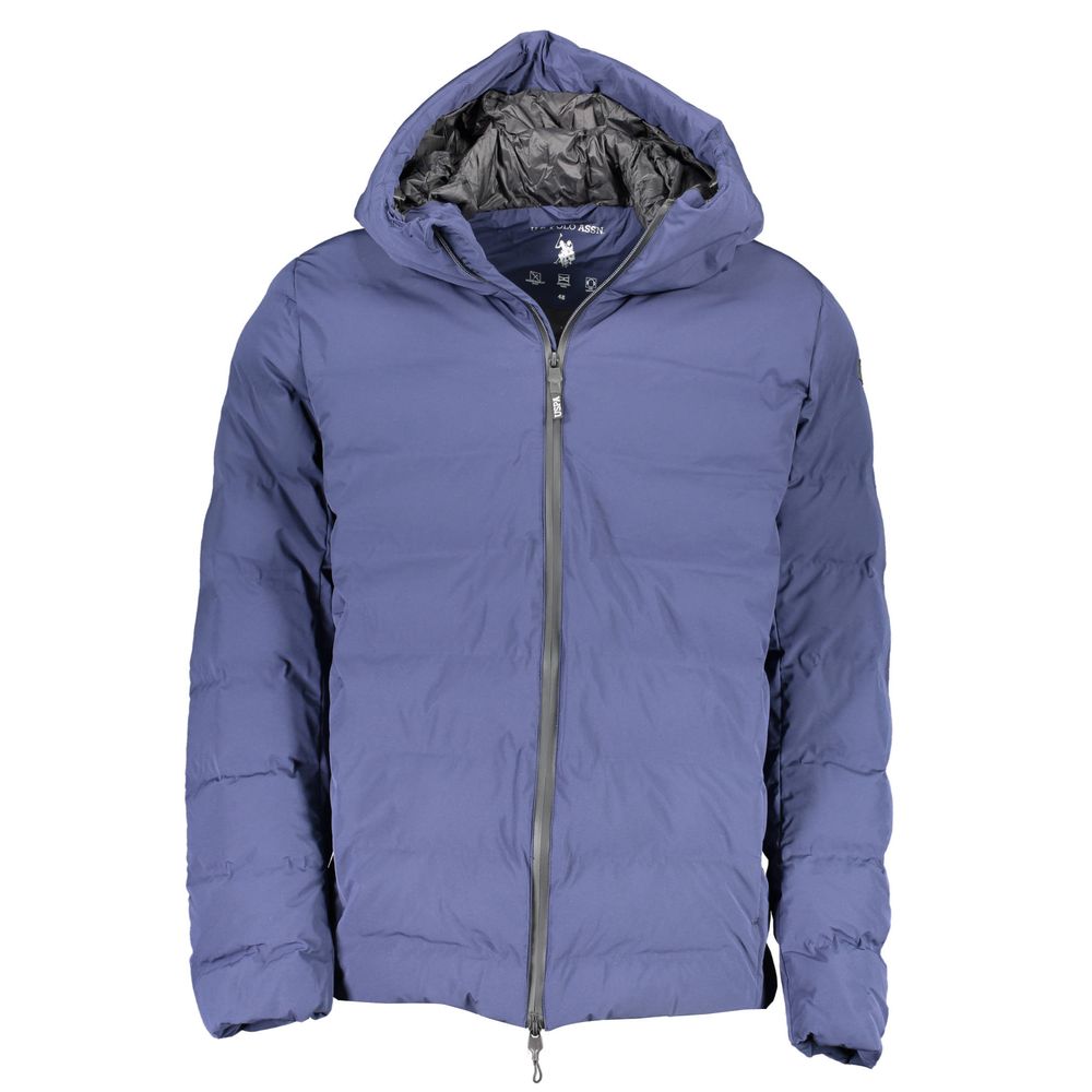 U.S. POLO ASSN. Blue Elastane Jackets & Coat