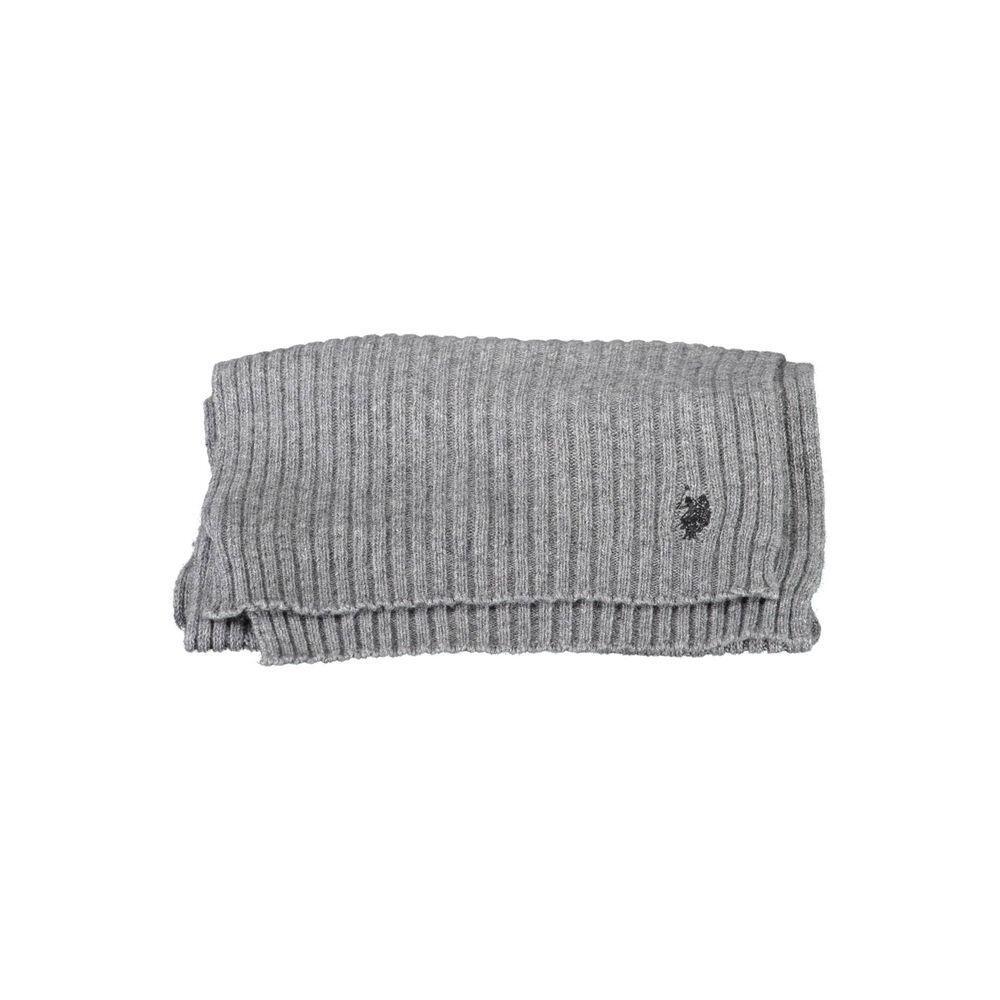 U.S. POLO ASSN. Gray Wool Scarf