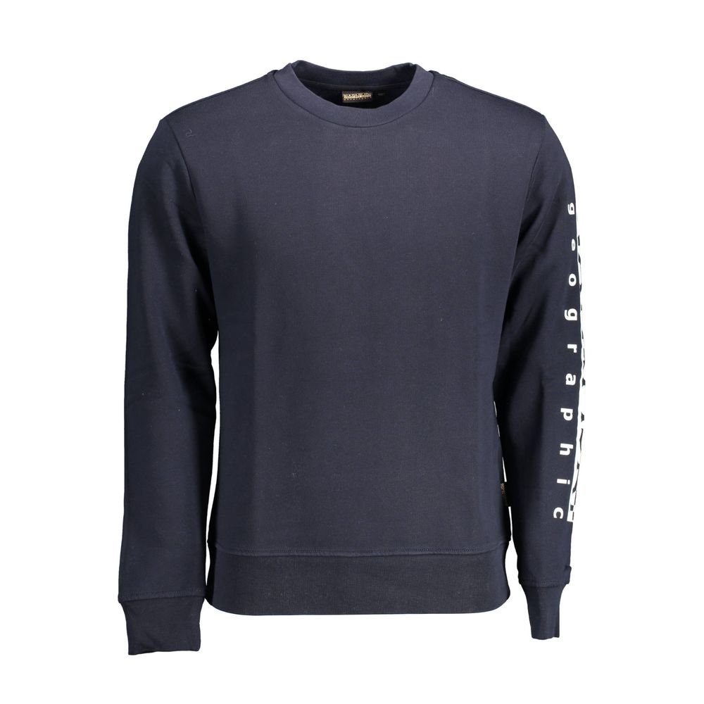 Napapijri Blue Cotton Sweatshirt